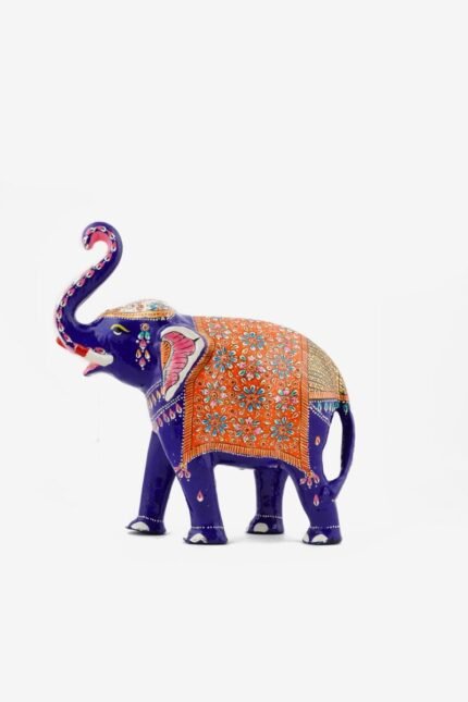 Metal Handicraft Elephant Trunk Up - 3 inch